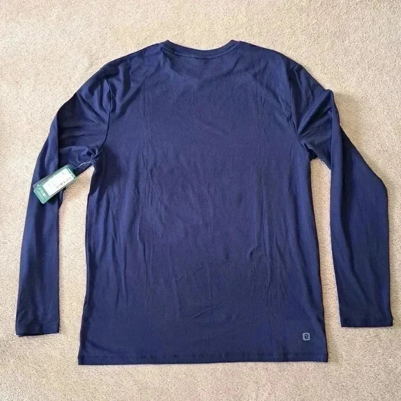New! I.FiV5 by Simons Long  Sleeved Blue Tee Medium Activewear t-shirt - Picture 9 of 9
